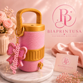 💖 Designer-Inspired Pink Can Cooler Gift Set