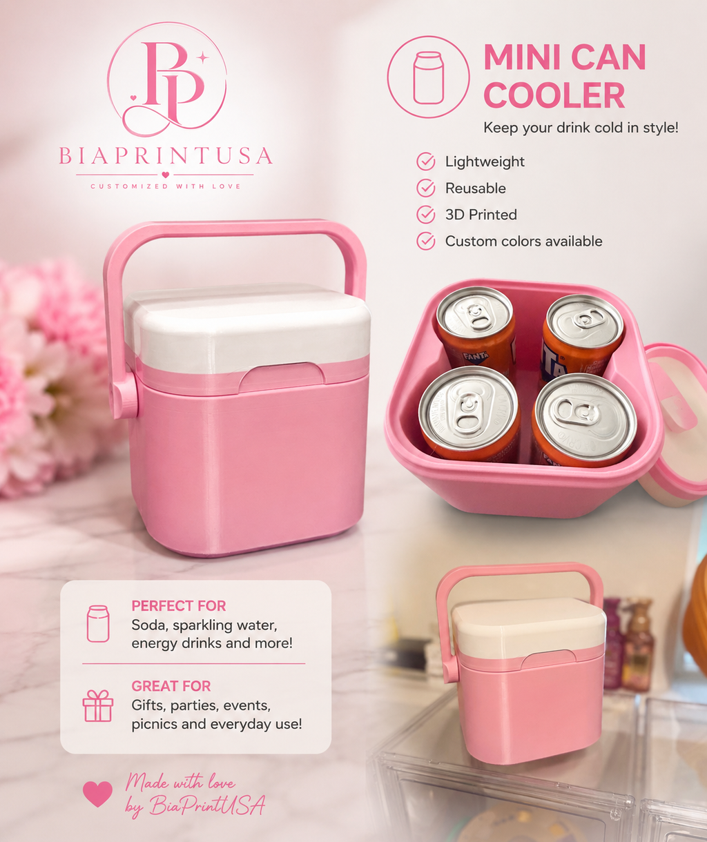 ✨ Mini Can Cooler by BiaPrintUSA ✨